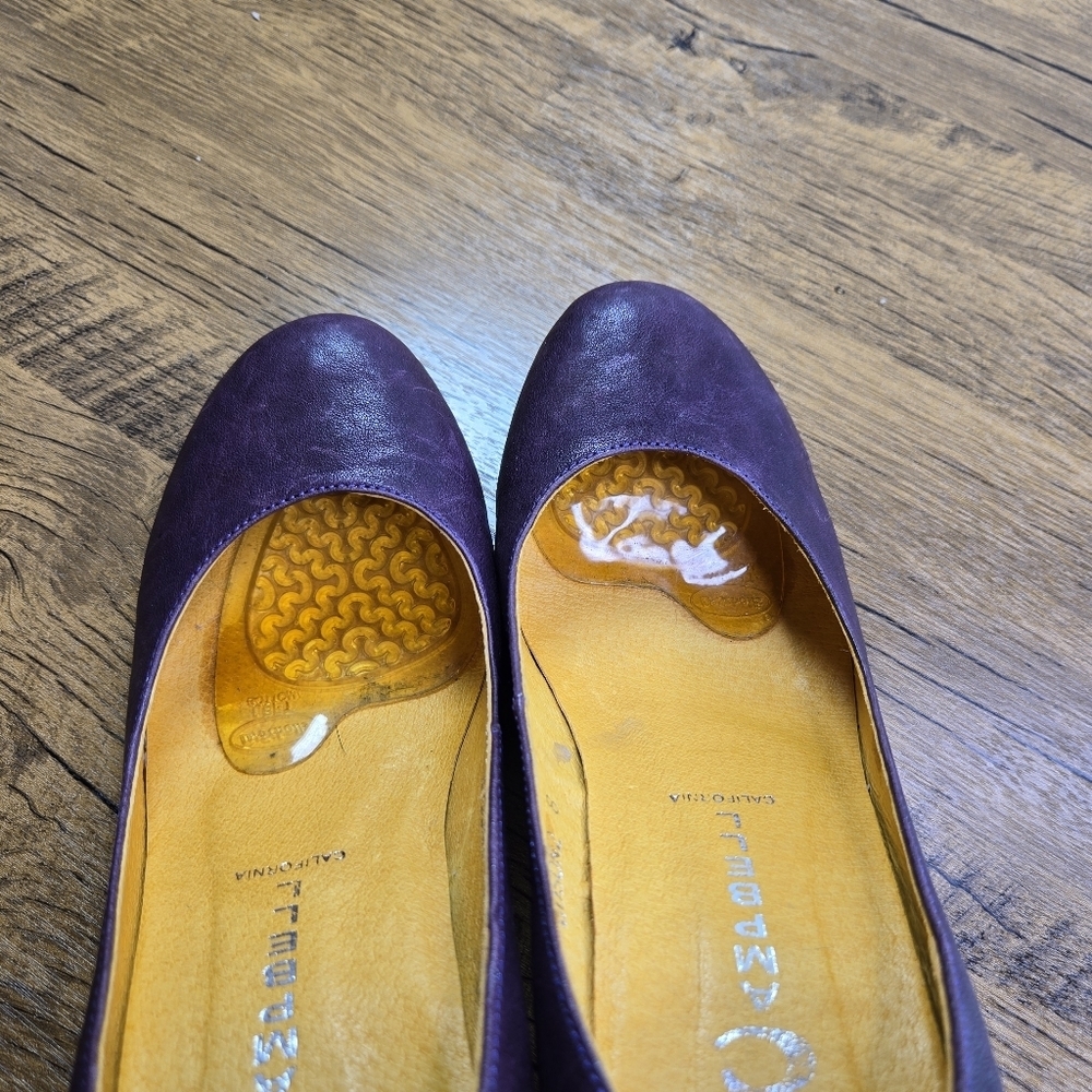 Vtg Jeffrey Campbell Edson 2 Purple Leather Ankle Strap Pumps Heels - Picture 5 of 14